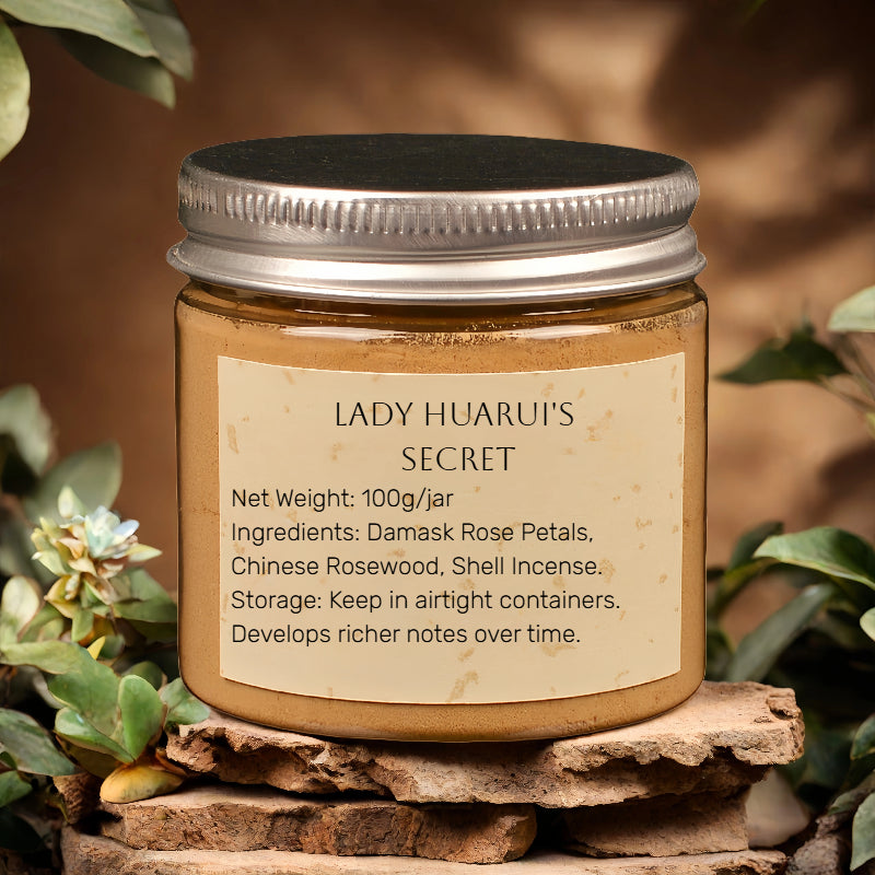 Lady Huarui's Secret Incense Powder - Consort's Floral Oud ✦ Free Cone Kit + Gifts